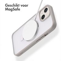Accezz Ring Stand Backcover met MagSafe Apple iPhone 15 - Grijs