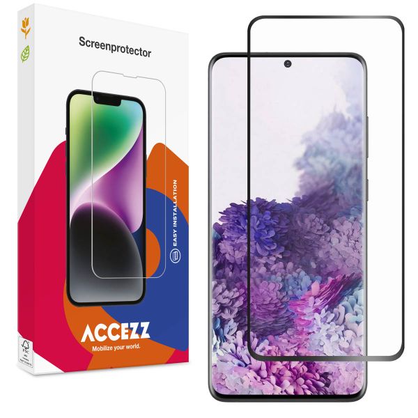 Accezz Gehard Glas Full Cover Screenprotector Samsung Galaxy S20 Plus