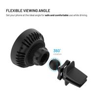 Fixed MagCool - telefoonhouder auto - Ventilatierooster - MagSafe - Draadloos opladen - Zwart