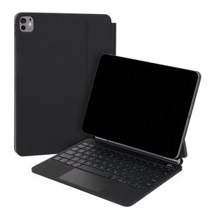 Accezz Magnetic Bluetooth Keyboard Apple iPad Air 13 inch (2025) M3 / (2024) M2 / iPad Pro 12.9 (2018/2020/2021/2022) - QWERTY / NL - Zwart