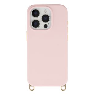Selencia Rivièra MagSafe Backcover met afneembare haakjes Apple iPhone 15 Pro - Sorbet Pink