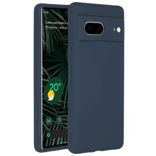 Accezz Liquid Silicone Backcover Google Pixel 7 - Donkerblauw