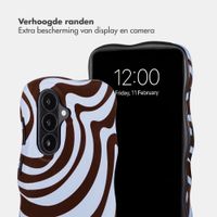 Selencia Vivid Wavy Backcover met MagSafe Samsung Galaxy A37 (5G) - Dream Swirl Chocolate