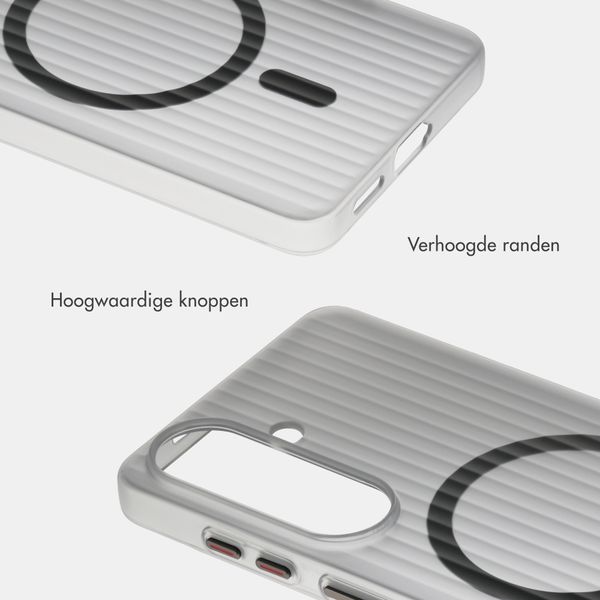 Accezz Lite Backcover met MagSafe | Fluted | Samsung Galaxy S26 - Smokey Matte