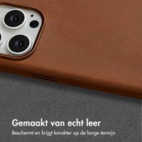 Accezz Vintage Leather Magsafe Backcover iPhone 15 Pro Max - Tabacco Cognac