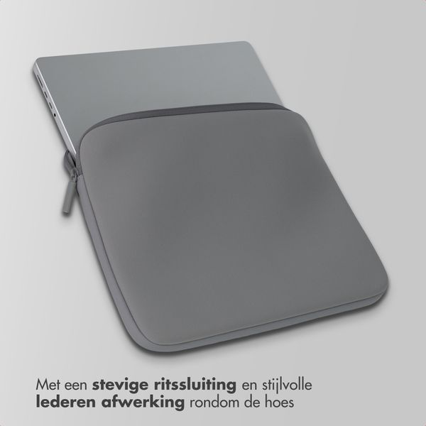 Accezz Laptop hoes 15-16 inch - Laptopsleeve - Slate Gray