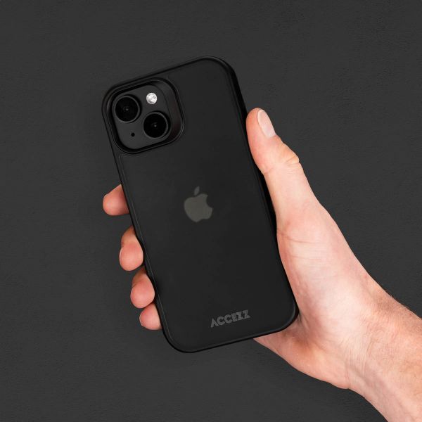 Accezz Rugged Frosted Backcover Samsung Galaxy S23 Ultra - Zwart