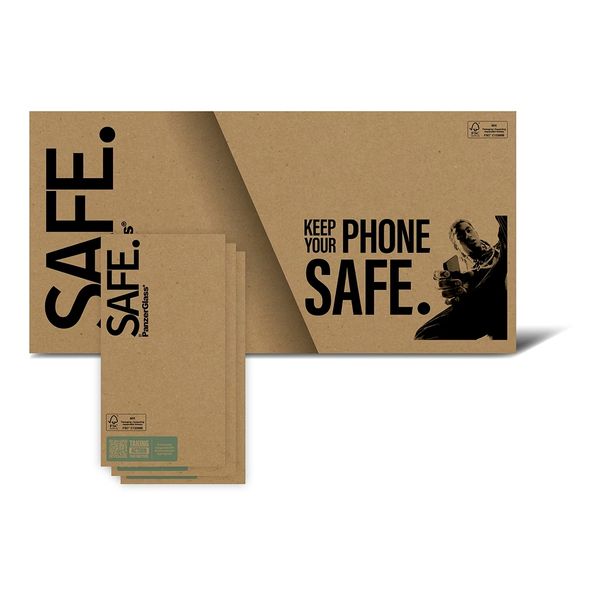 SAFE by PanzerGlass Ultra Wide-Fit Screenprotector in Fabrieksverpakking Apple iPhone 16 / 16 Pro / 17 / 17 Pro