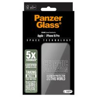 PanzerGlass Ceramic Screenprotector met applicator Apple iPhone 16 Pro