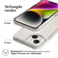Accezz Xtreme Impact Backcover Apple iPhone 15 - Transparant