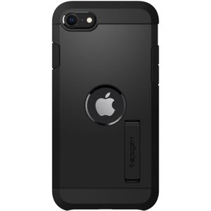 Spigen Tough Armor Backcover iPhone SE (2022 / 2020) - Zwart