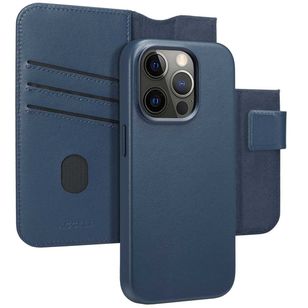 Accezz Leather Bookcase 2-in-1 met MagSafe Apple iPhone 15 Pro - Nightfall Blue