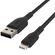 Belkin Boost↑Charge™ Braided Lightning naar USB kabel - 0,15 meter - Zwart