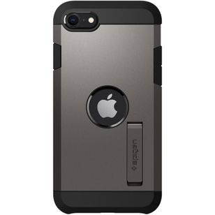 Spigen Tough Armor Backcover iPhone SE (2022 / 2020) - Gunmetal