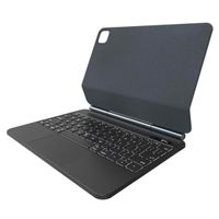 Fixed Typee QWERTY keyboard case iPad Pro 11 (2024) M4 - Zwart