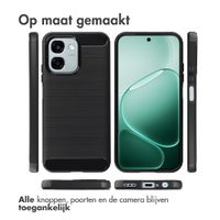 imoshion Brushed Backcover Oppo A6 (5G) - Zwart