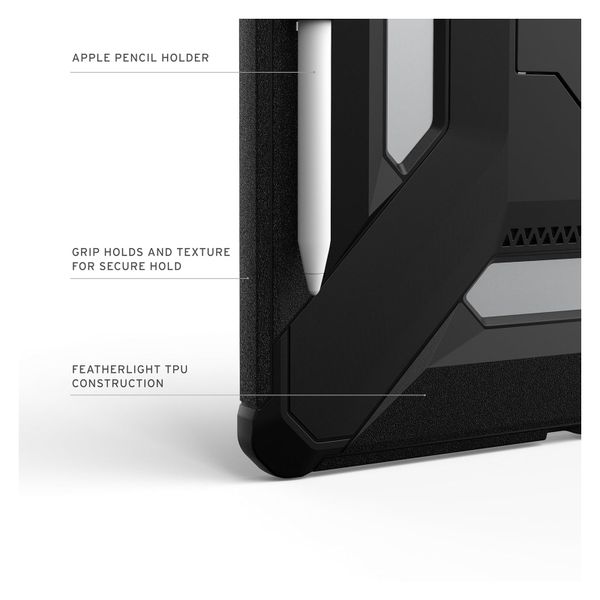 UAG Scout Plus Backcover met stand Apple iPad Air 13 inch (2026) M4 / (2025) M3 / (2024) M2 - Black