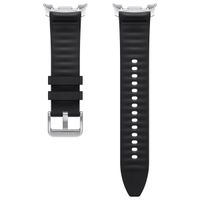 Samsung Originele Hybrid Vegan Leather Band Galaxy Watch 8 40/44 mm / Classic 46 mm - S/M/L - Black