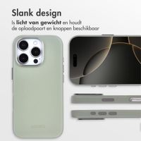 Accezz MagSafe Leather Backcover Apple iPhone 16 Pro - Light Grey