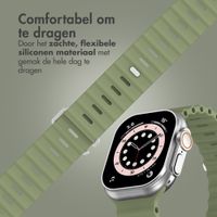 Accezz Ocean bandje Apple Watch | 44/45/46/49 mm - Khaki