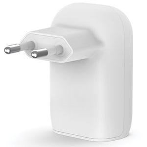 Belkin Boost↑Charge™ Dual USB -C (25W) en USB-A (12W) Wall Charger - 37W - Wit