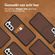 Accezz Premium Leather Card Slot Backcover Samsung Galaxy S21 - Bruin