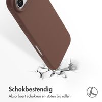 Accezz Liquid Silicone Backcover met MagSafe Apple iPhone 17 Air - New Tea Brown