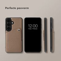 Selencia Riva Backcover met Pashouder Samsung Galaxy S26 Plus - Mocha Brown