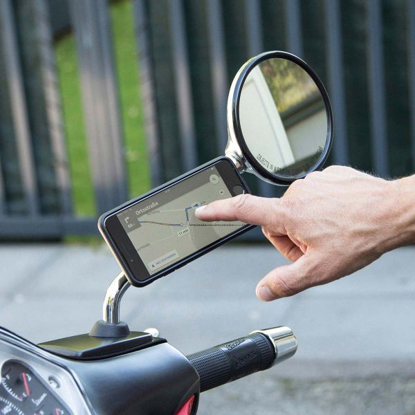 SP Connect Mirror Mount SPC+ Telefoonhouder Scooter / Motor - Spiegel bevestiging - Zwart