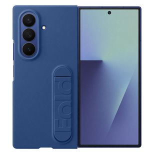 Samsung Silicone Case met stand Samsung Galaxy Z Fold 7 - Blue
