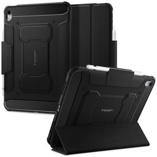 Spigen Rugged Armor Pro Bookcase iPad 11 (2025) 11 inch / iPad 10 (2022) 10.9 inch - Zwart