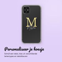 Gepersonaliseerd hoesje met letter iPhone 11 - Transparant