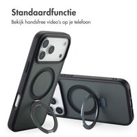 Accezz Ring Stand Backcover met MagSafe Apple iPhone 17 Pro Max - Zwart