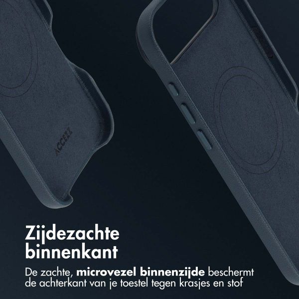 Accezz MagSafe Leather Backcover Apple iPhone Air - Nightfall Blue