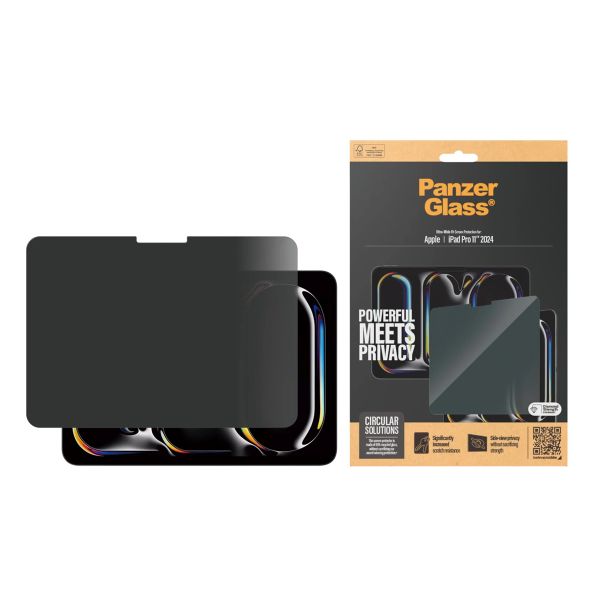 PanzerGlass Privacy Screenprotector Ultra-Wide Fit Apple iPad Pro 11 (2024) M4
