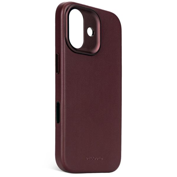Decoded Leather Backcover MagSafe Apple iPhone 17 - Burgundy
