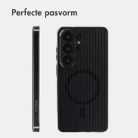 Accezz Lite Backcover met MagSafe | Fluted | Samsung Galaxy S26 Ultra - Smokey Clear
