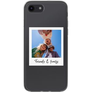 Gepersonaliseerd hoesje met polaroid iPhone SE (2022 / 2020) / 8 / 7 - Transparant