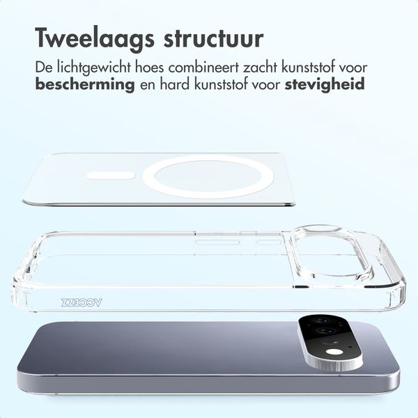 Accezz Xtreme Impact Backcover met MagSafe Google Pixel 11 Pro - Transparant