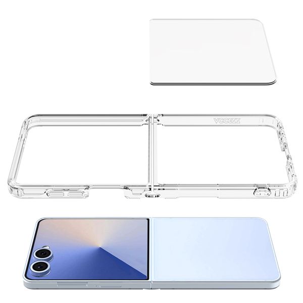 Accezz Xtreme Impact Backcover Samsung Galaxy Z Flip 7 - Transparant