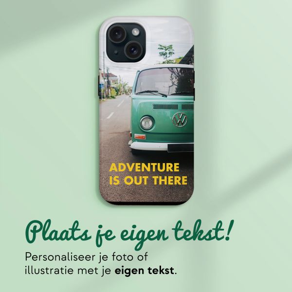 Ontwerp je eigen tough case Apple iPhone 17e / 16e - Wit