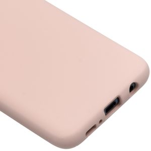 Accezz Liquid Silicone Backcover Samsung Galaxy S10e - Roze