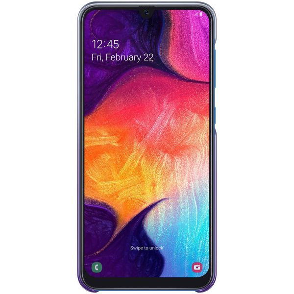 Samsung Originele Gradation Backcover Galaxy A50 / A30s - Paars
