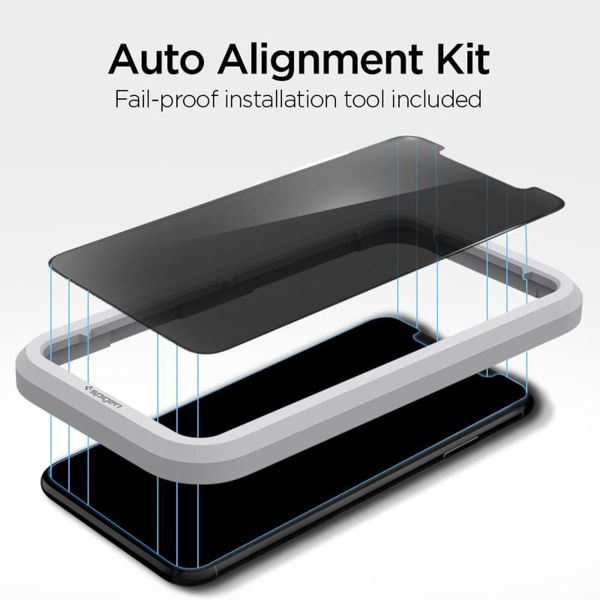 Spigen GLAStR EZ Fit Screenprotector + Applicator Apple iPhone 11