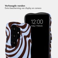 Selencia Vivid Wavy Backcover met MagSafe Samsung Galaxy S26 Ultra - Dream Swirl Chocolate