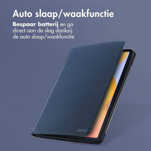 Accezz Classic Tablet Case Samsung Galaxy Tab S6 Lite (2020/2022/2024) - Donkerblauw
