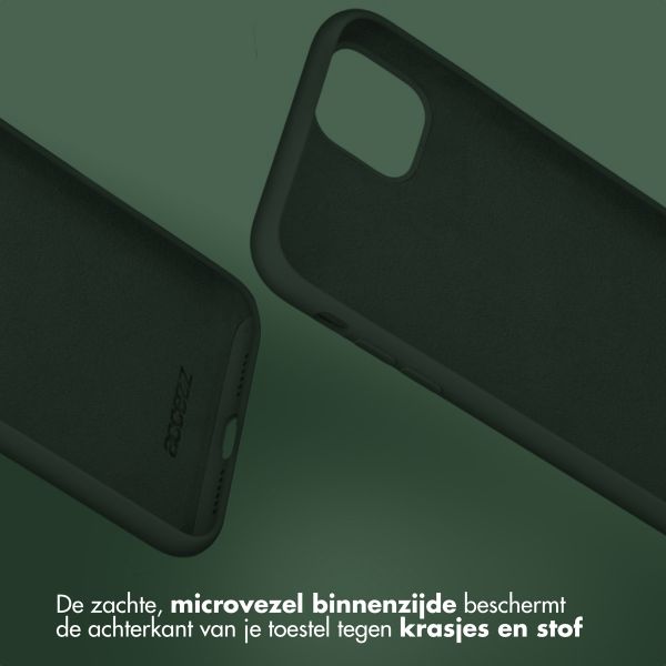 Accezz Liquid Silicone Backcover Samsung Galaxy A36 - Forest Green