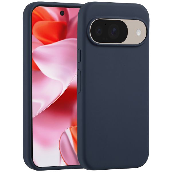Accezz Liquid Silicone Backcover Google Pixel 10 / 10 Pro - Donkerblauw