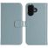 Selencia Echt Lederen Bookcase iPhone 16 Plus - Air Blue