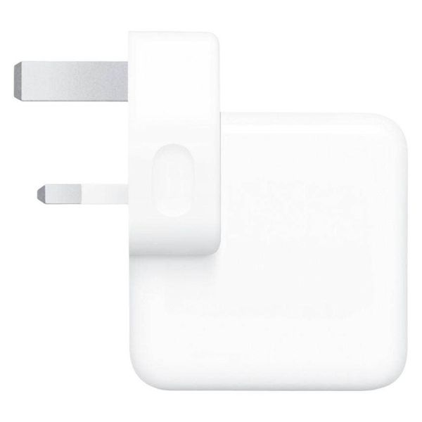 Apple Originele USB-C Power Adapter UK - Oplader - Dubbele USB-C aansluiting - 35 watt - Stekker voor Verenigd Koninkrijk